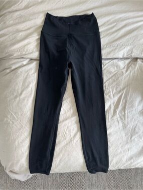 Athleta Black Leggings with Crossover High Waist